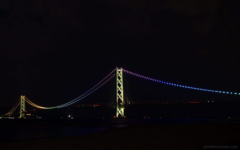 Akashi Kaikyo Bridge Light-Up