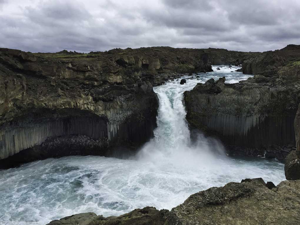 Aldeyjarfoss Waterfall