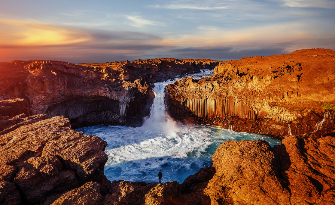 Aldeyjarfoss Waterfall