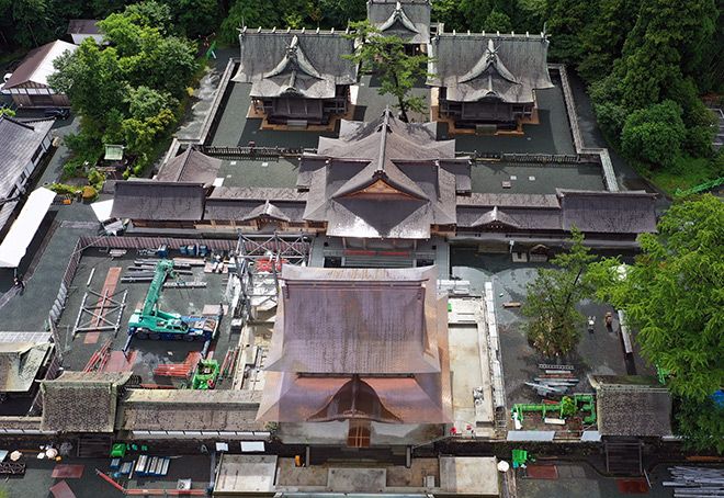 Aso Shrine Gate Reconstruction