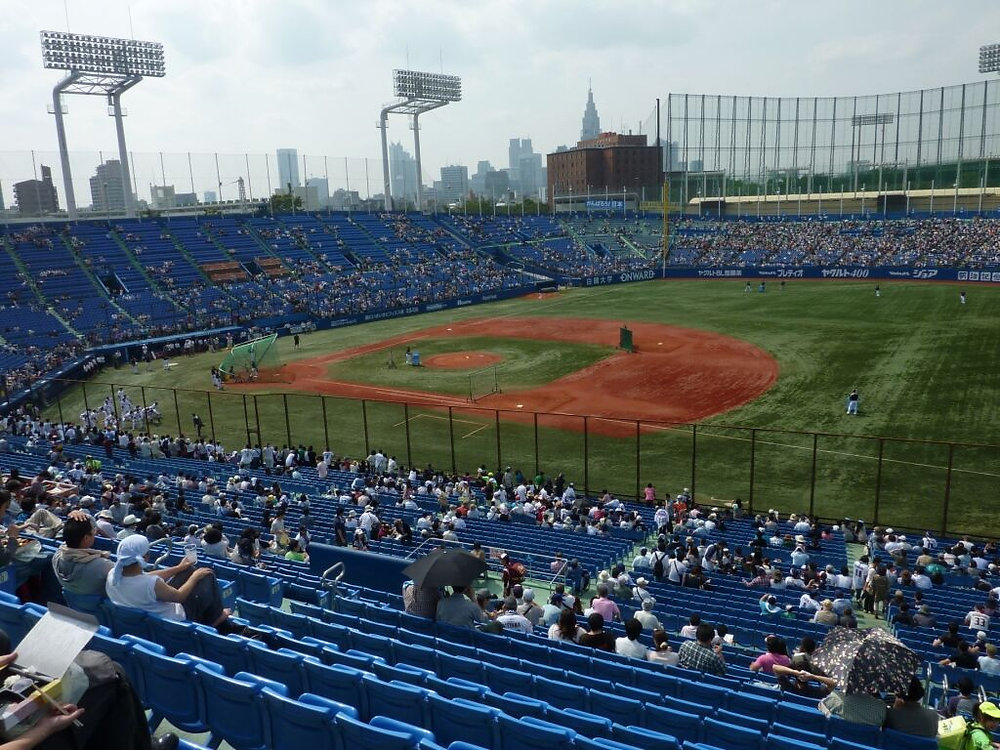 Baseball at Jingu Stadium