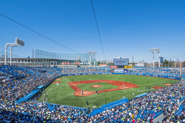 Baseball at Jingu Stadium