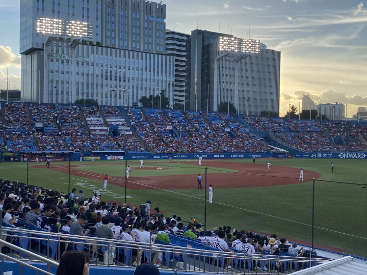 Baseball at Jingu Stadium