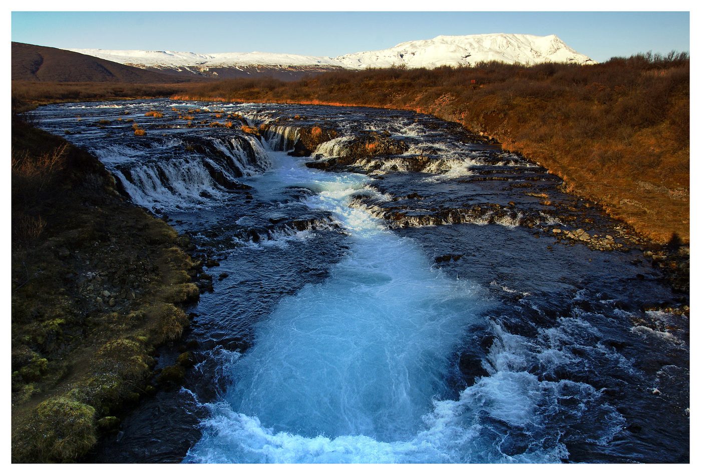 Brúarfoss Waterfall