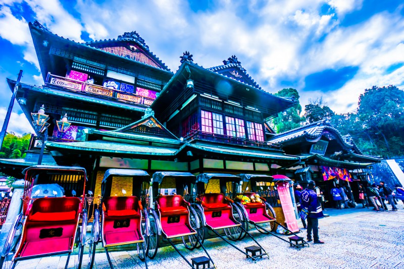 Dogo Onsen Night Art