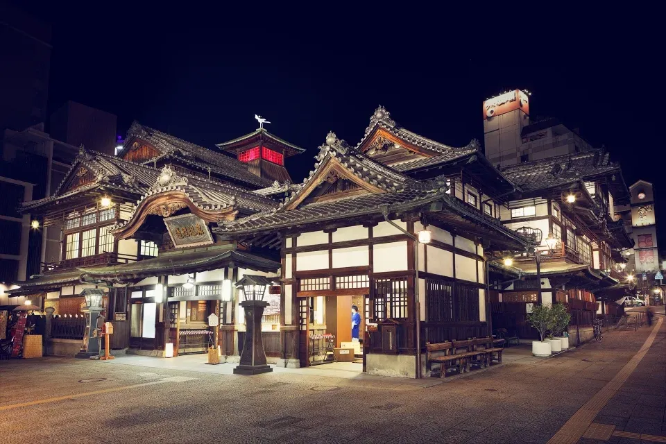 Dogo Onsen Night Art