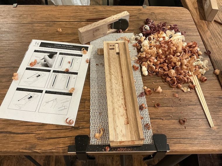 Ginza Natsuno Chopstick Craft Experience (Omotesando, Tokyo) 銀座夏野 箸作り体験工房(表参道)