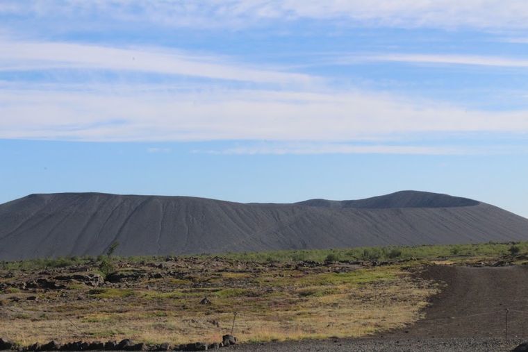 Viewpoint from Hverfjall volcano