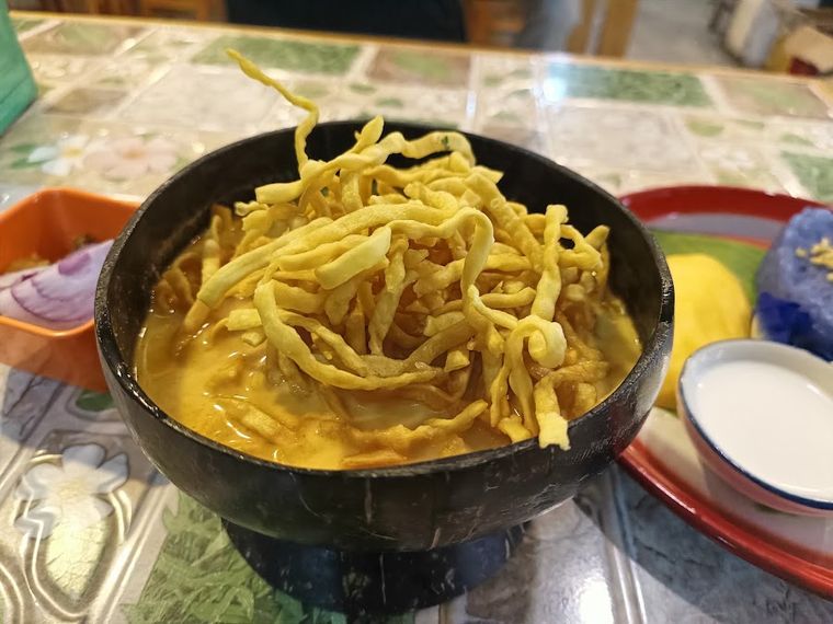 Coconut Shell Thai Food