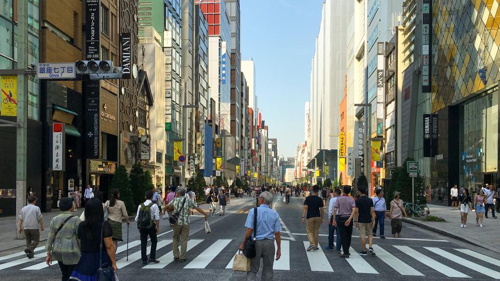 Ginza Weekend Pedestrian Paradise