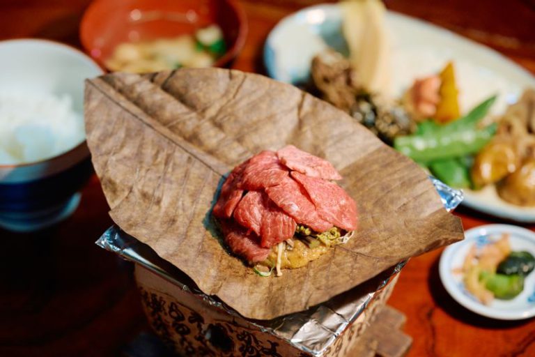 Hida Beef Houba Miso Set