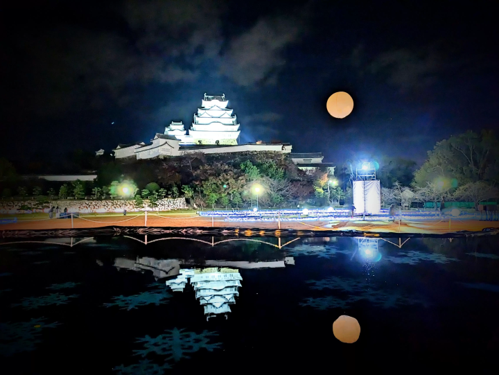 Himeji Castle Night Illumination