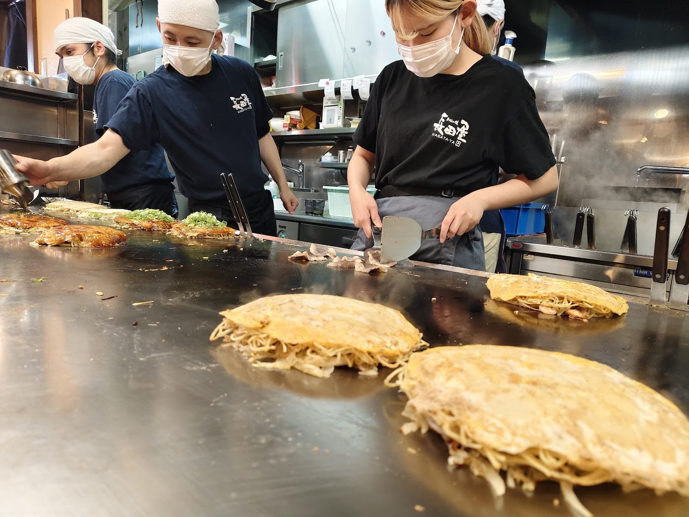 Hiroshima-style Okonomiyaki - Nagataya