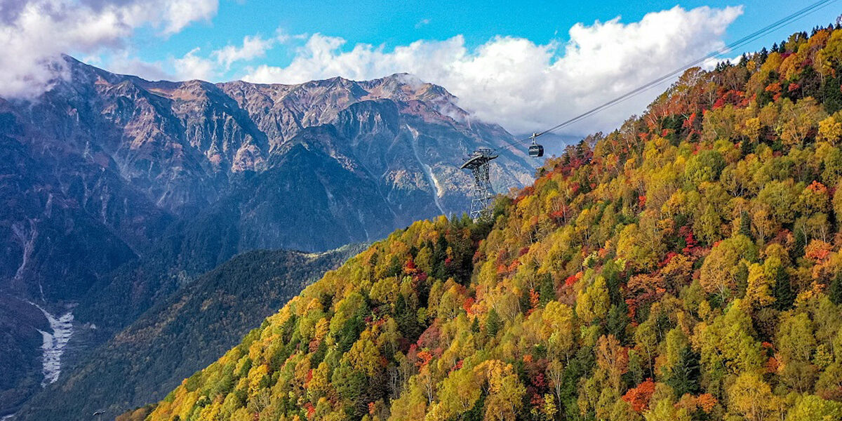 Hotaka Mountain Range View
