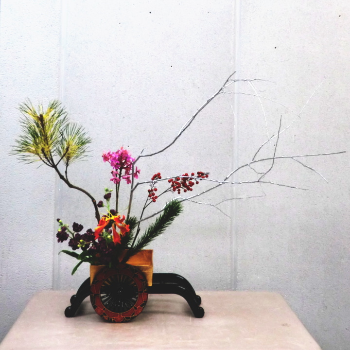 Ikebana Flower Arrangement