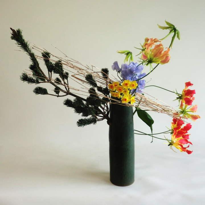 Ikebana Flower Arrangement