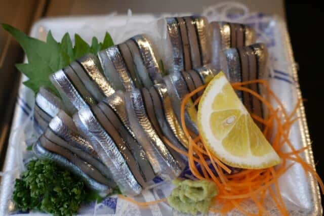 Kibinago Sashimi