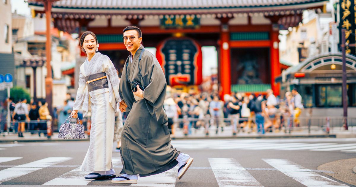 Kimono Rental. Asakusa