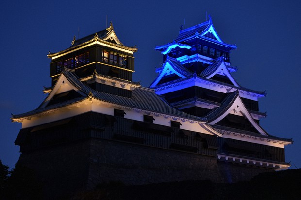 Kumamoto Castle Night Illumination
