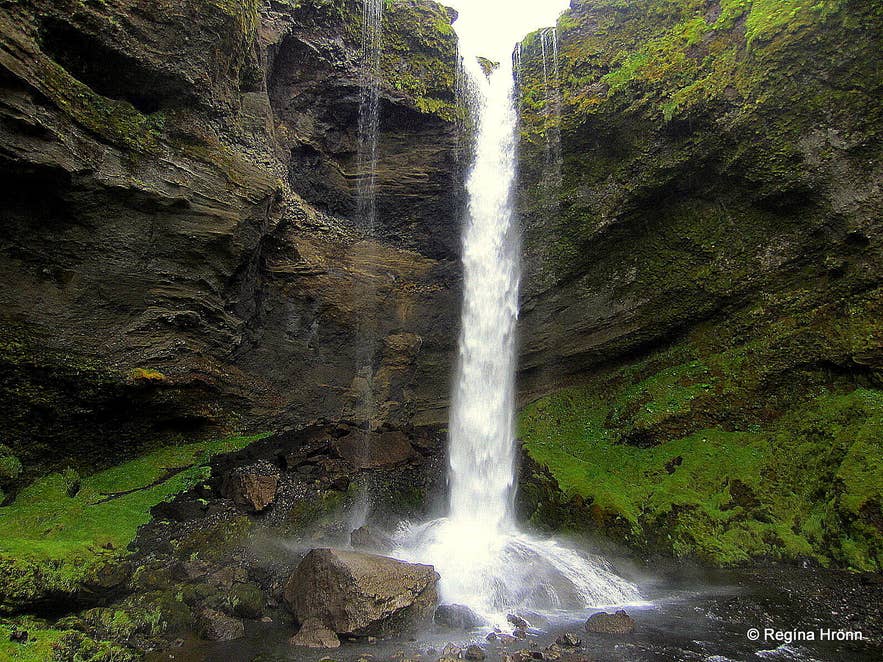 Kvernufoss Waterfall