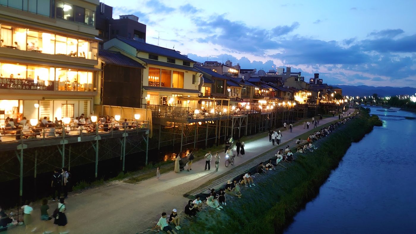 Kyoto Kamogawa Noryo Yuka (River Terrace)