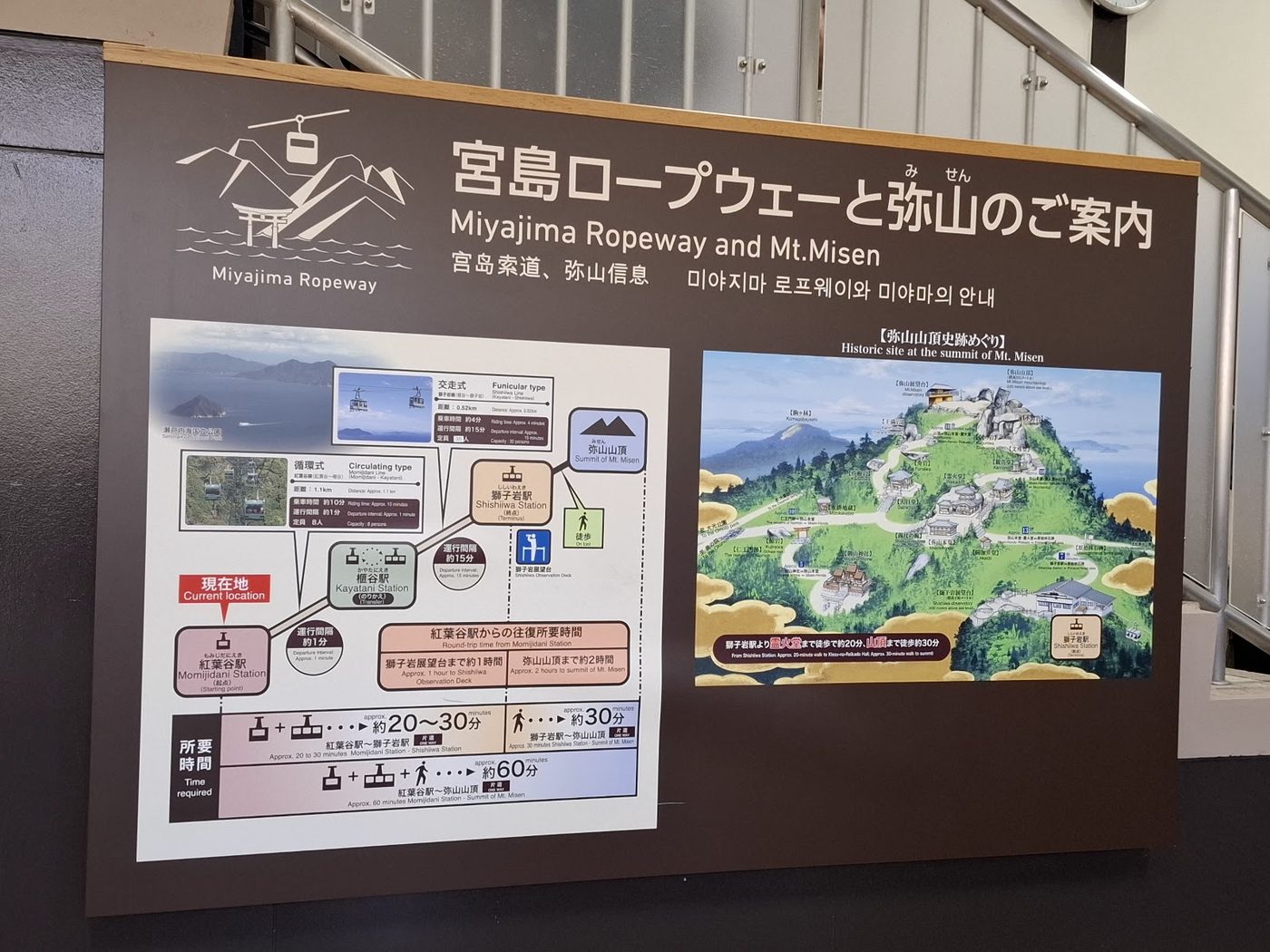 Miyajima Ropeway & Mt. Misen