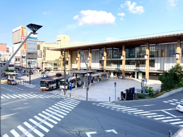 Nagano Station Zenkoji Exit Walking Street