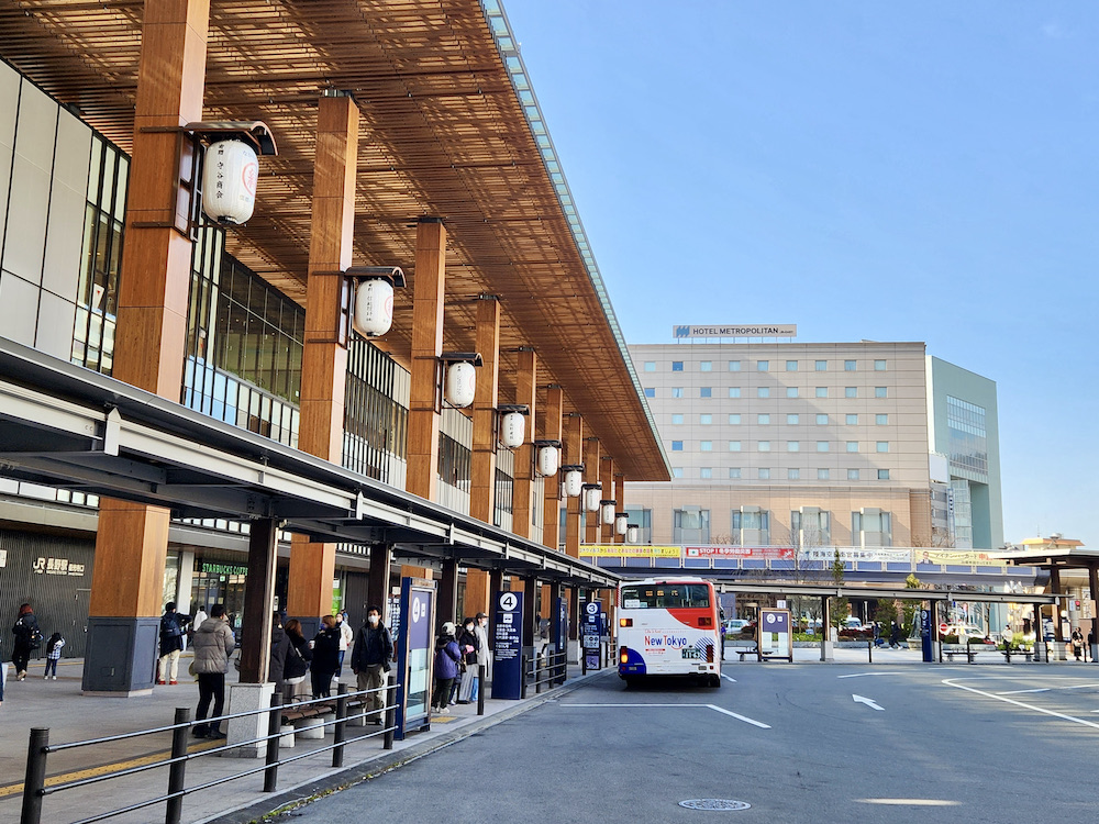 Nagano Station Zenkoji Exit Walking Street