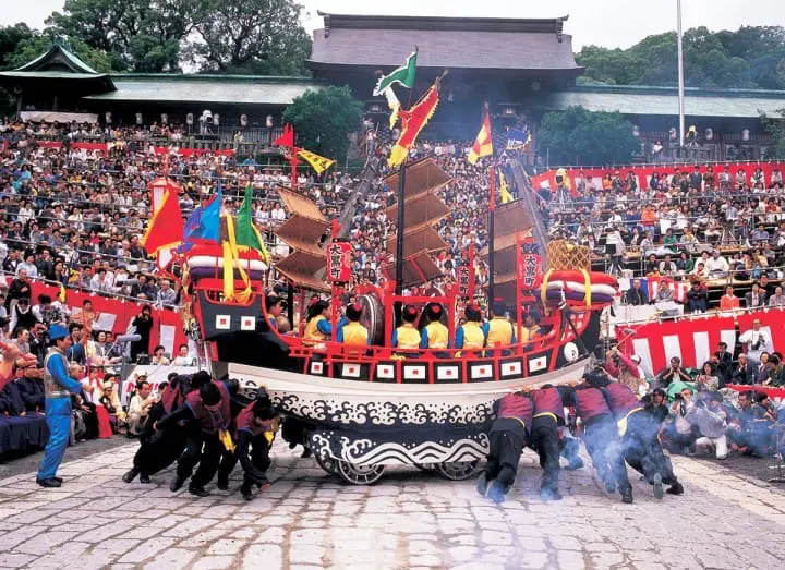 Nagasaki Kunchi Festival Stage