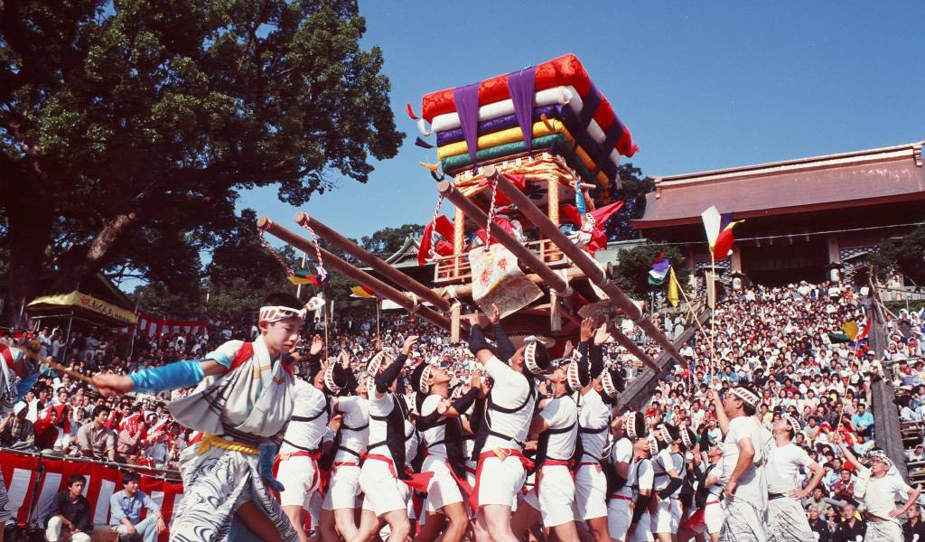 Nagasaki Kunchi Festival Stage