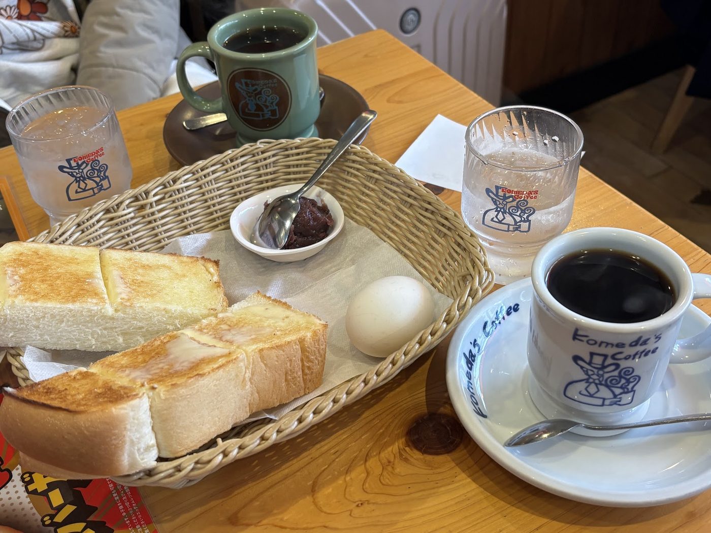 Nagoya Komeda Coffee Morning Set