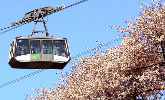 Namsan Tower & Cable Car