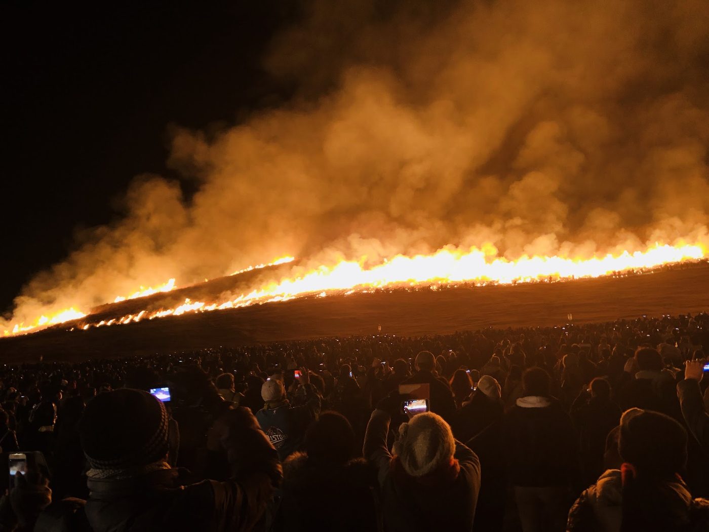 Nara Wakakusa-yama Burning