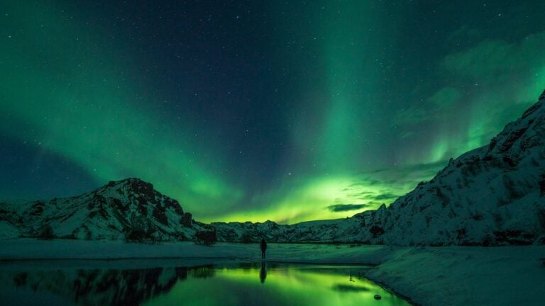 Northern Lights from Reykjavik