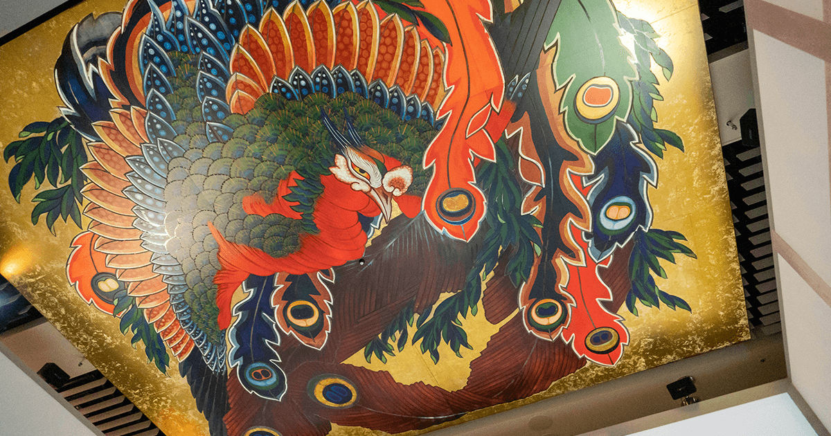 Obuse Ganshoin Temple Hokusai Ceiling