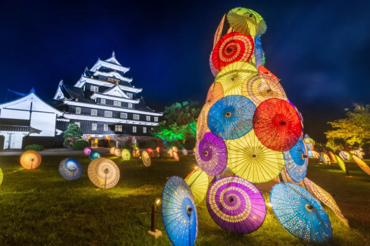 Okayama Castle Moonlight Viewing