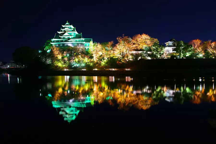 Okayama Castle Moonlight Viewing
