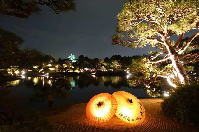 Okayama Castle Moonlight Viewing