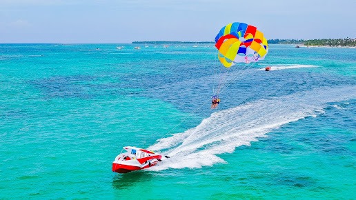 Parasailing Over Bávaro