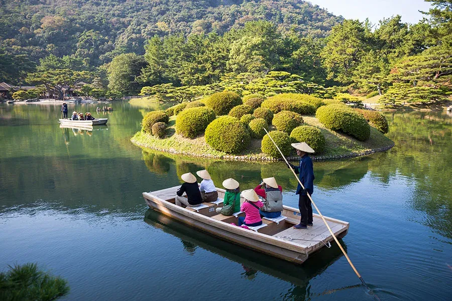 Ritsurin Garden Boat Ride