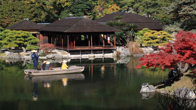 Ritsurin Garden Boat Ride