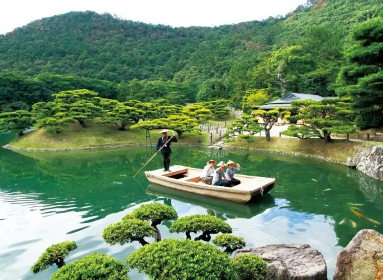 Ritsurin Garden Boat Ride
