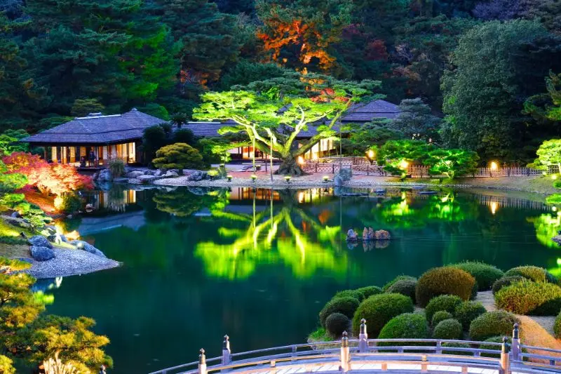 Ritsurin Garden Night Illumination