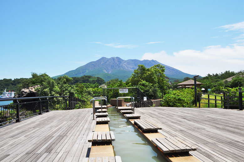 Sakurajima Footbath Park