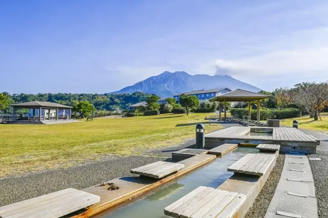 Sakurajima Footbath Park