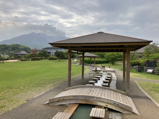 Sakurajima Footbath Park