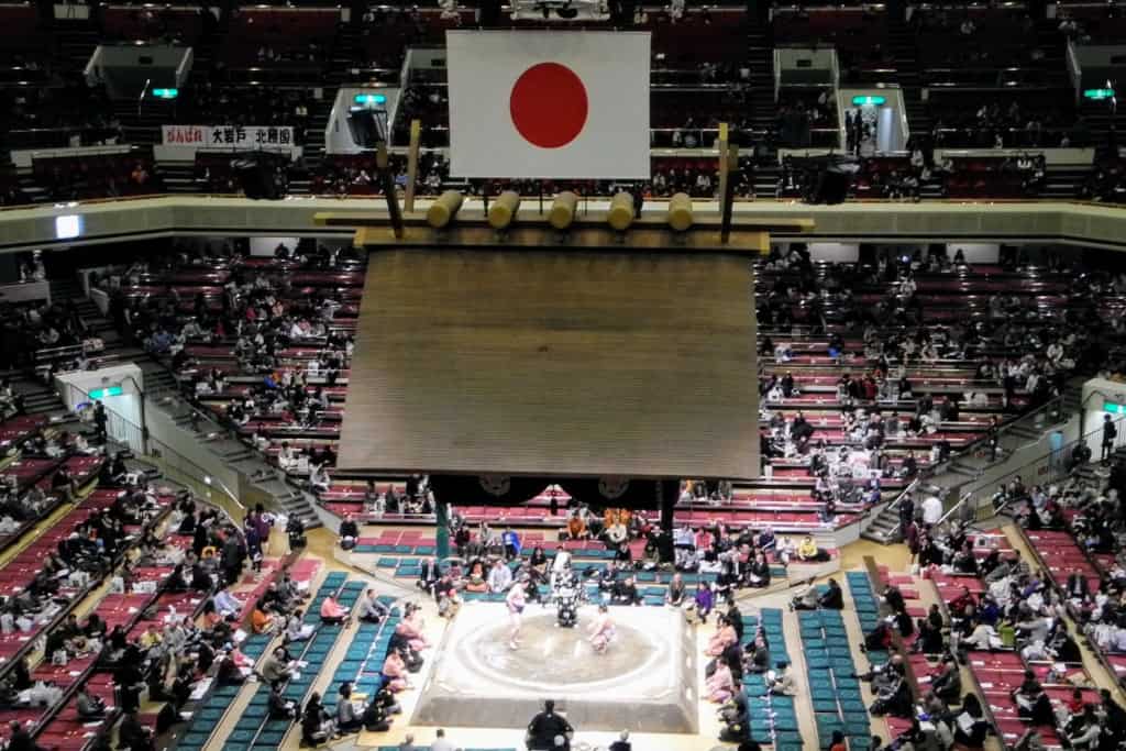 Sumo Tournament at Ryogoku