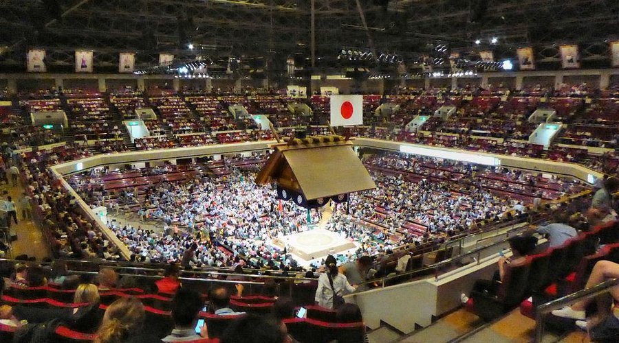 Sumo Tournament at Ryogoku