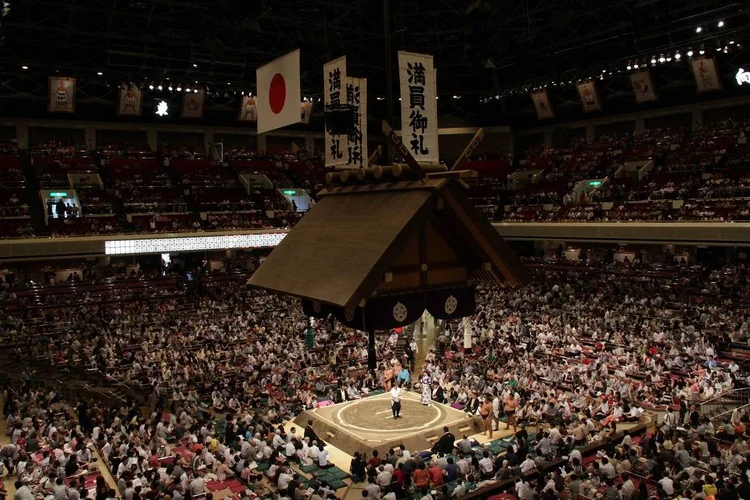 Sumo Tournament at Ryogoku