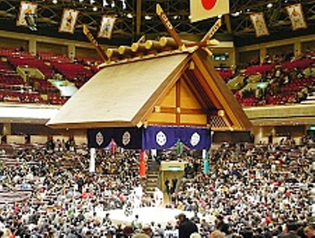 Sumo Tournament at Ryogoku